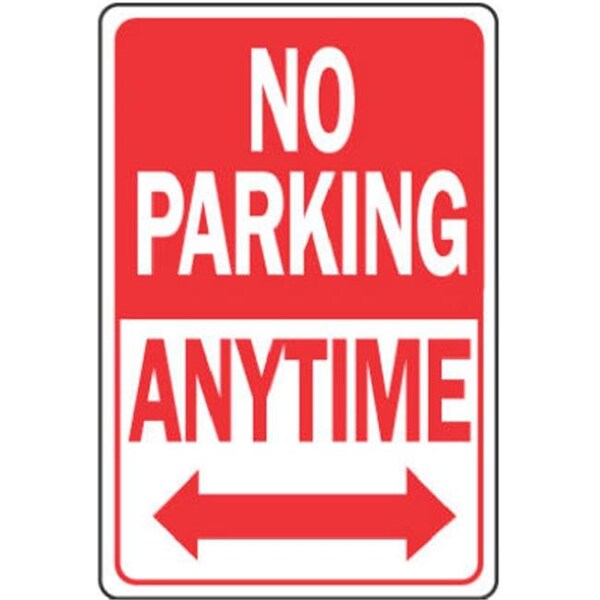 Hy-Ko Hy-Ko Products HW-1 12 x 18 in. Aluminum No Parking Sign 407940 - main